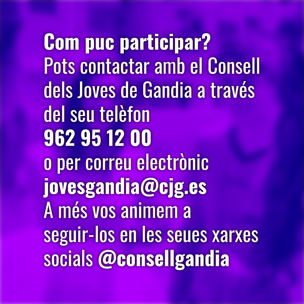 DIA INTERNACIONAL DE LA JUVENTUD/CONSELL DELS JOVES DE GANDIA