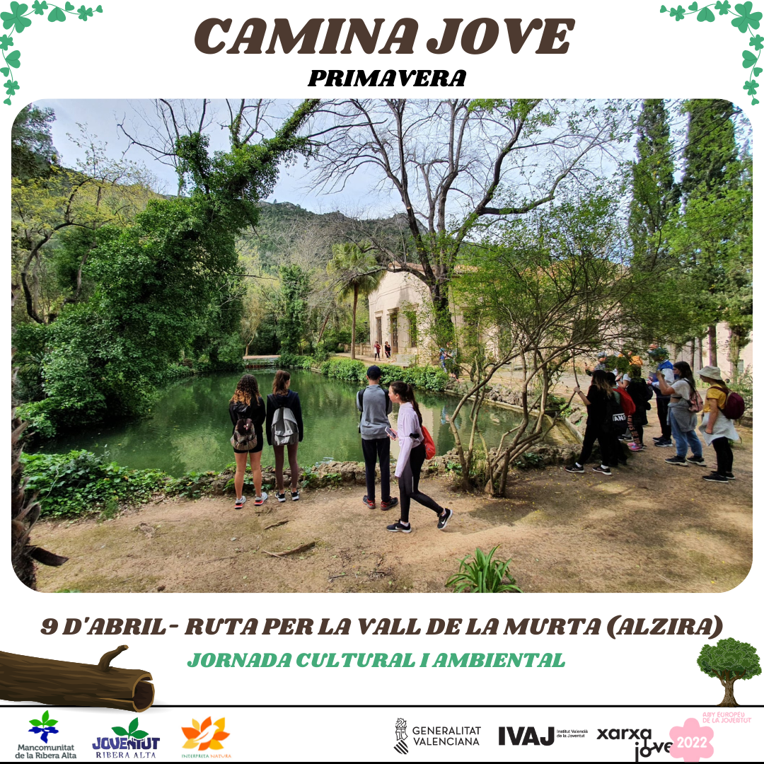 CAMINA JOVE (Primavera): Jornada cultural i ambiental - Departament de Joventut de la MRA.