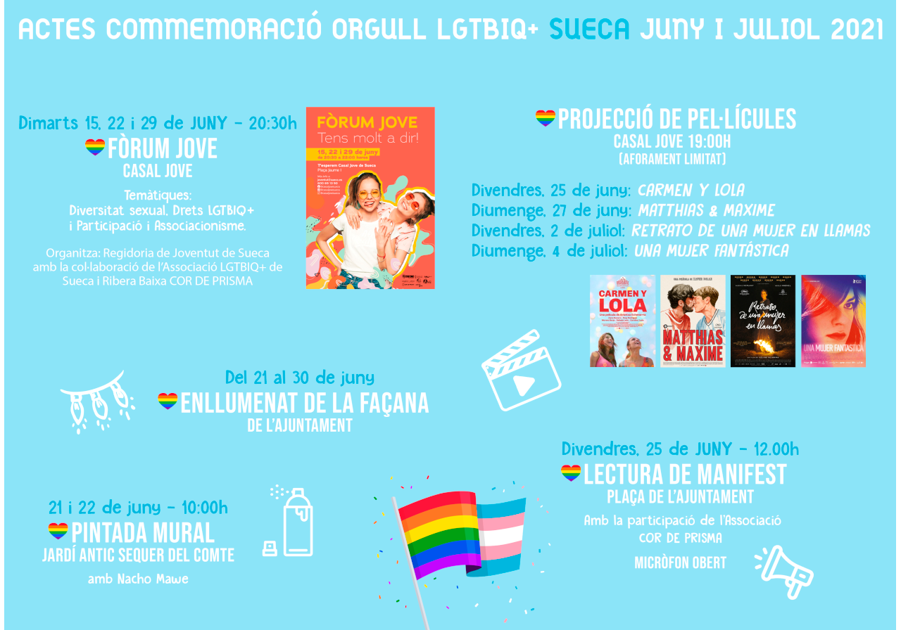 Activitats per a commemorar el Dia LGTBIQ+