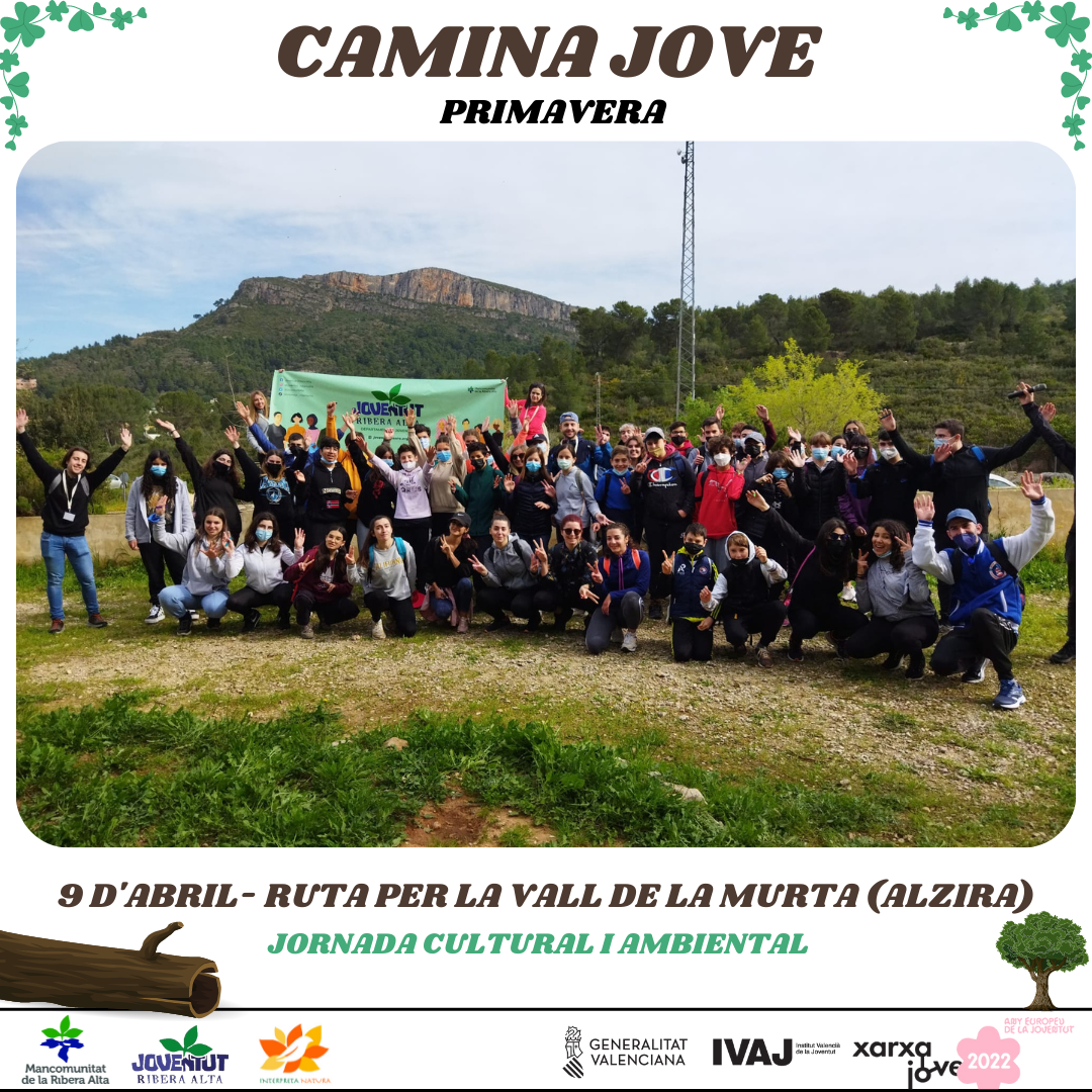 CAMINA JOVEN (Primavera): Jornada cultural y ambiental - Departamento de Juventud de la MRA.