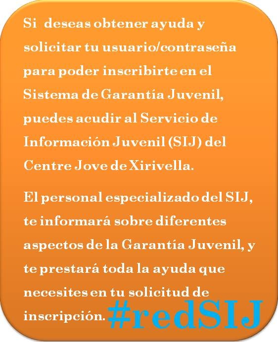 SIJ + Garantia Juvenil 2020. Xirivella.