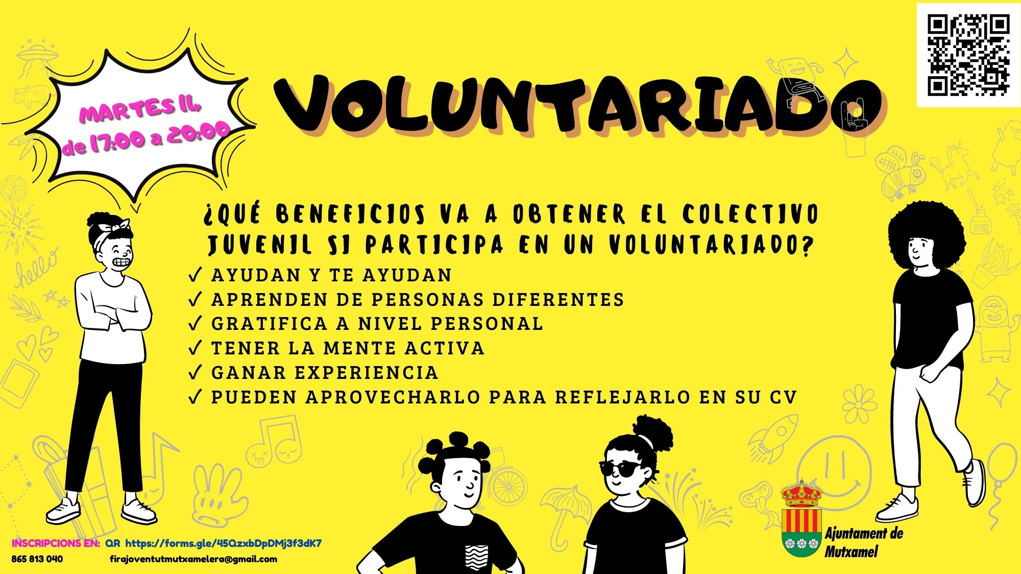 Fira de la Joventut Mutxamelera - Taller: "Voluntariat"
