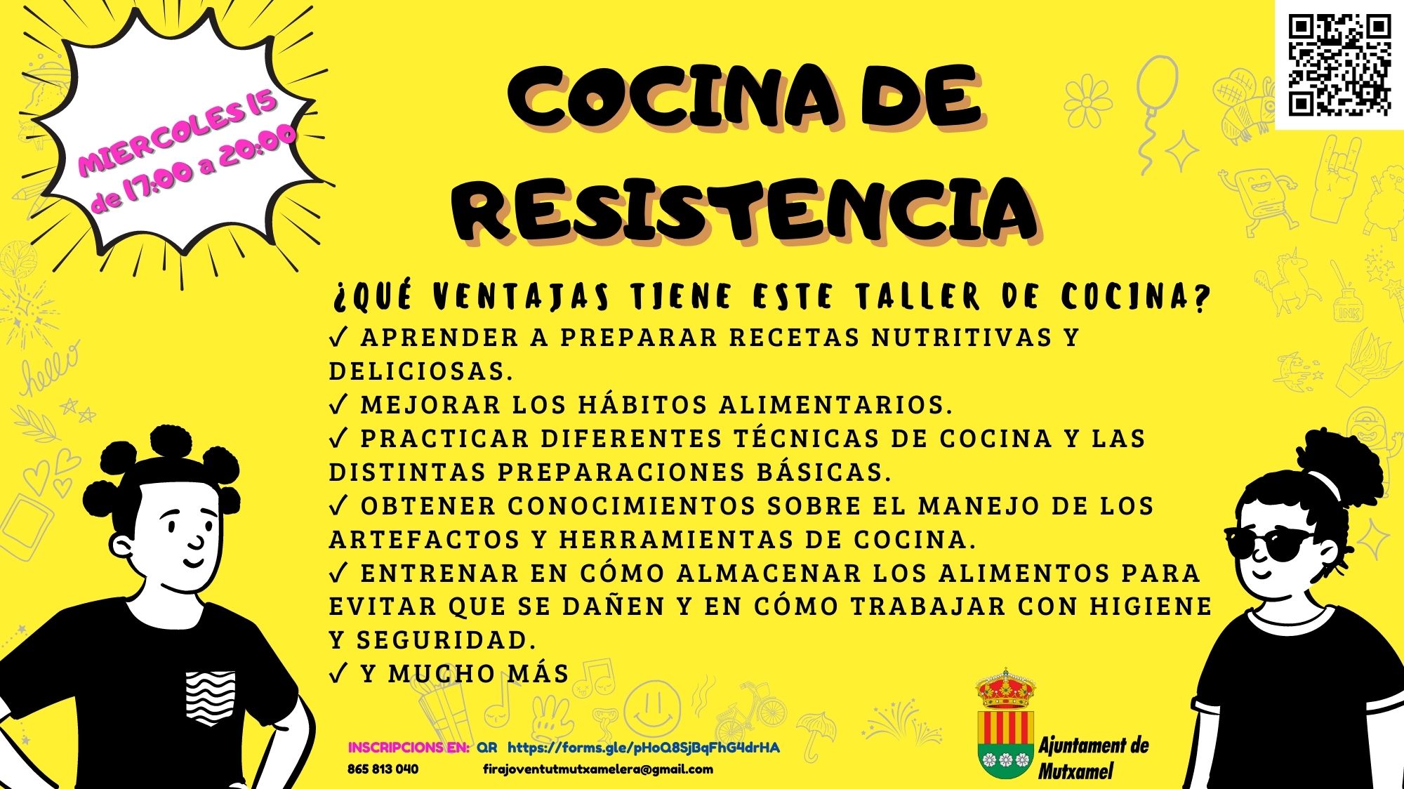 Fira de la Joventut Mutxamelera - Taller: "Cuina de resistència"