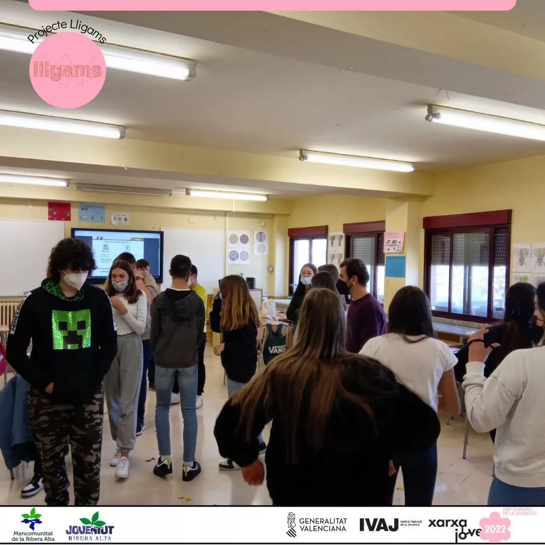 El Departament de Joventut de la Mancomunitat de la Ribera Alta inicia el projecte "LLIGAMS" a la comarca.