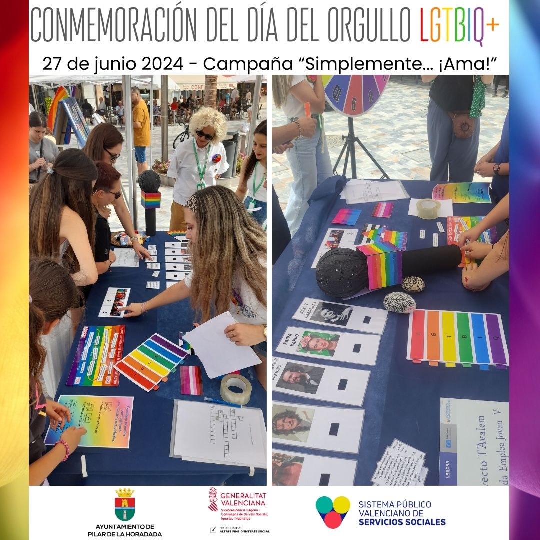 Campaña LGTBI "Simplemente ama"  (Pilar de la Horadada)