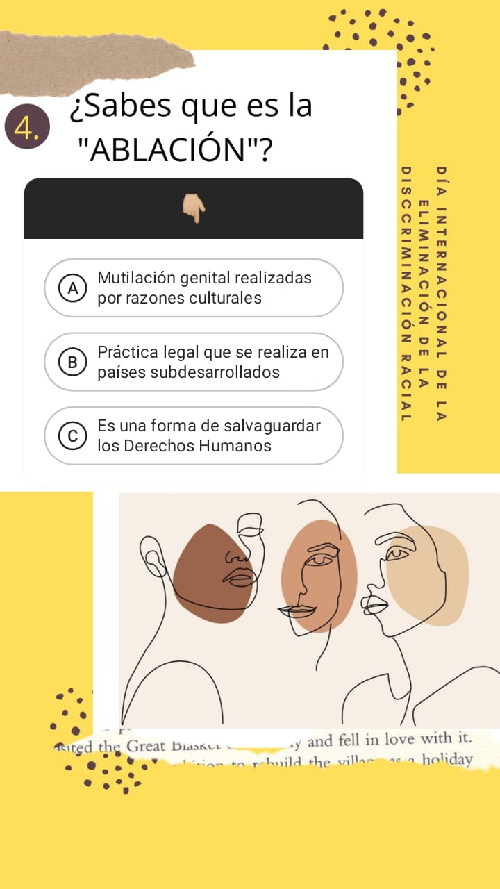 CAMPAÑA 21MARZO DIA INTERNACIONAL DE LA DISCRIMINACION RACIAL.UTIEL