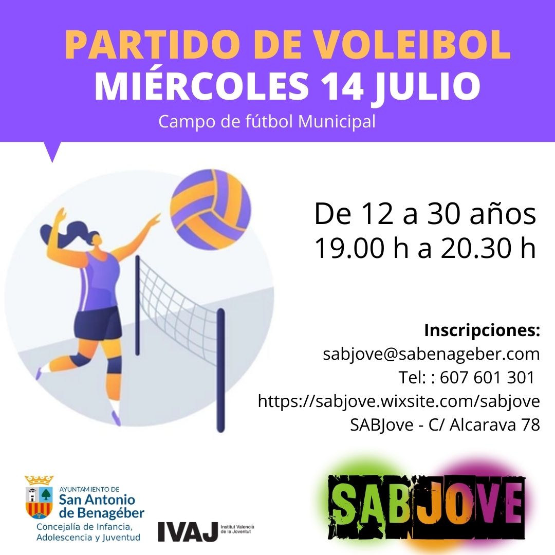 Partit de Voleibol - Sant Antoni de Benaixeve - SAB