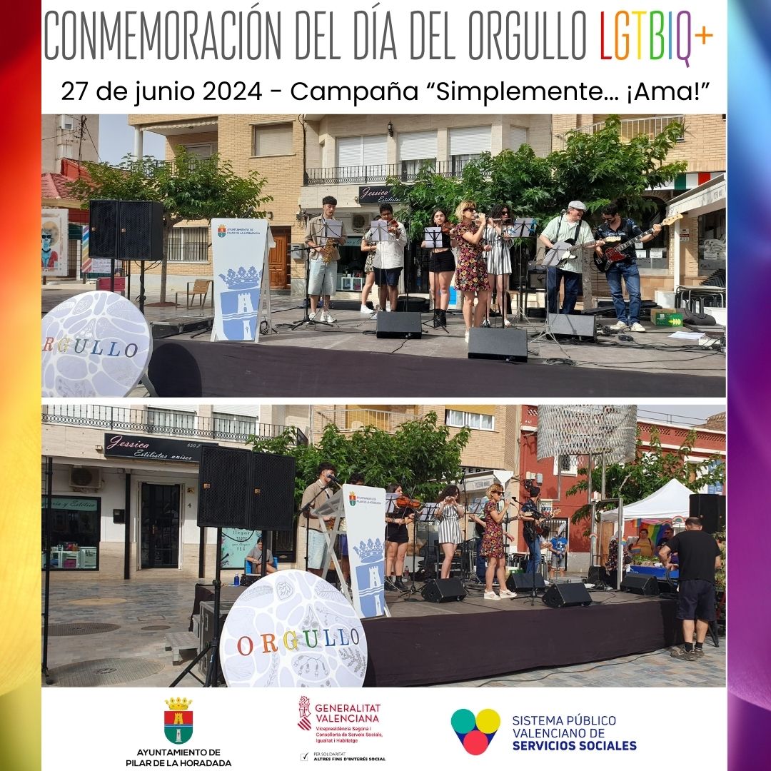 Campaña LGTBI "Simplemente ama"  (Pilar de la Horadada)