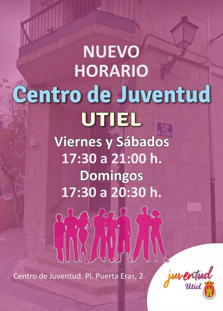 AMPLIACIÓN HORARIO CENTRO JOVEN UTIEL