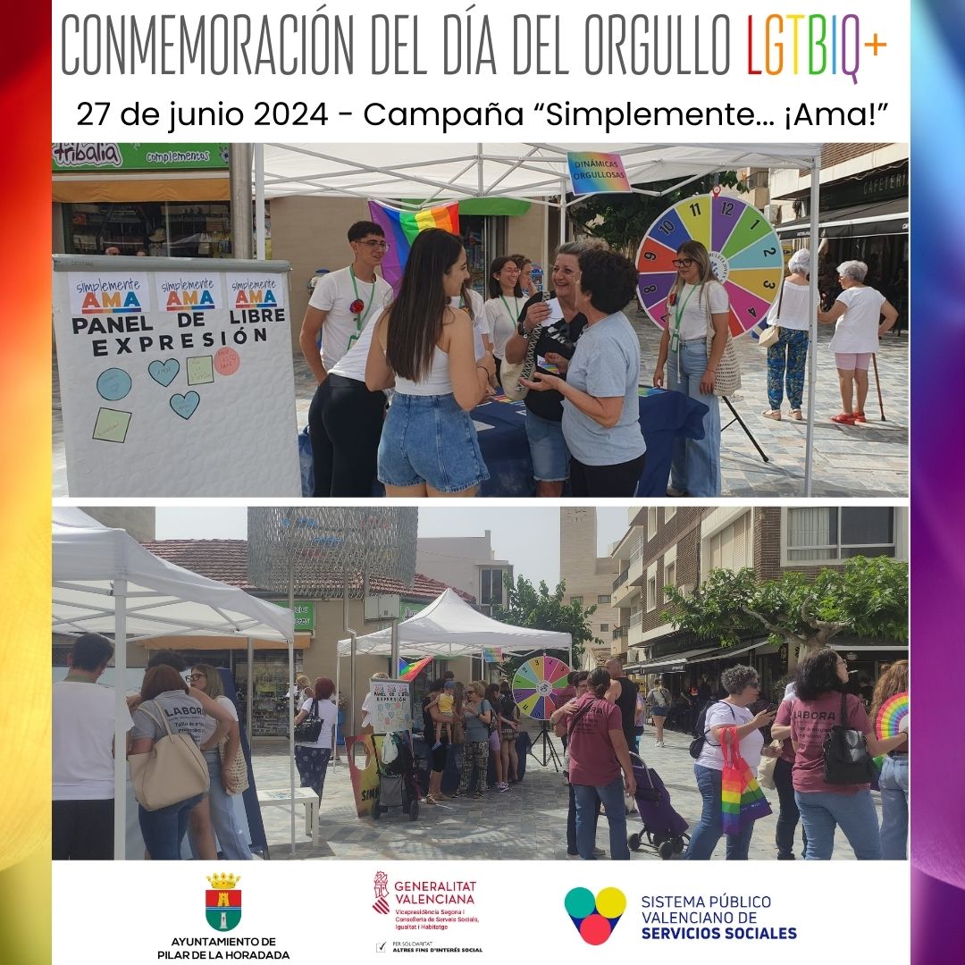 Campaña LGTBI "Simplemente ama"  (Pilar de la Horadada)