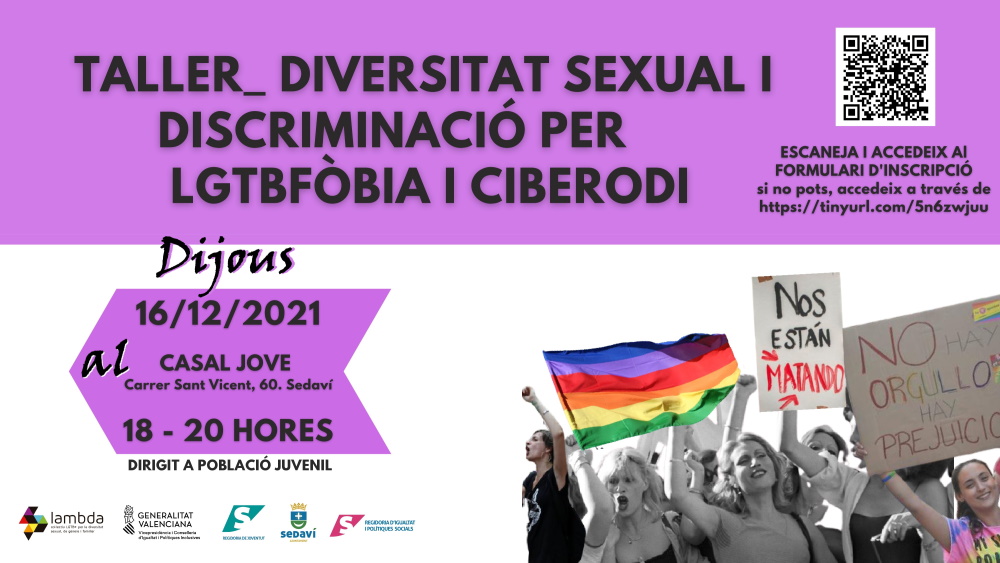 Taller diversidad sexual y discriminación por LGTFÒBIA y Ciberodio