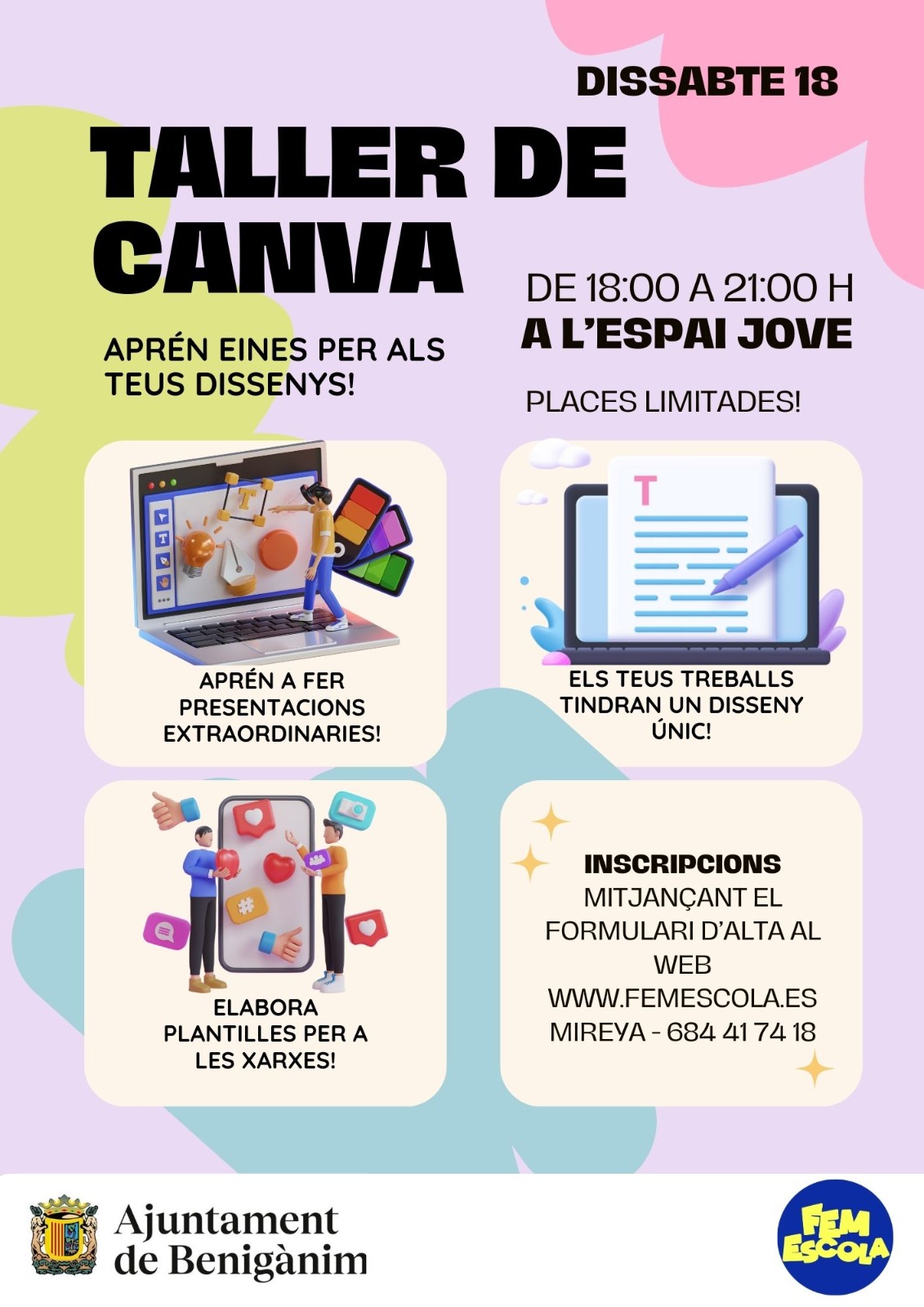 PROGRAMACIÓ "ESPAI JOVE" BENIGÀNIM 17 I 18 DE NOVEMBRE