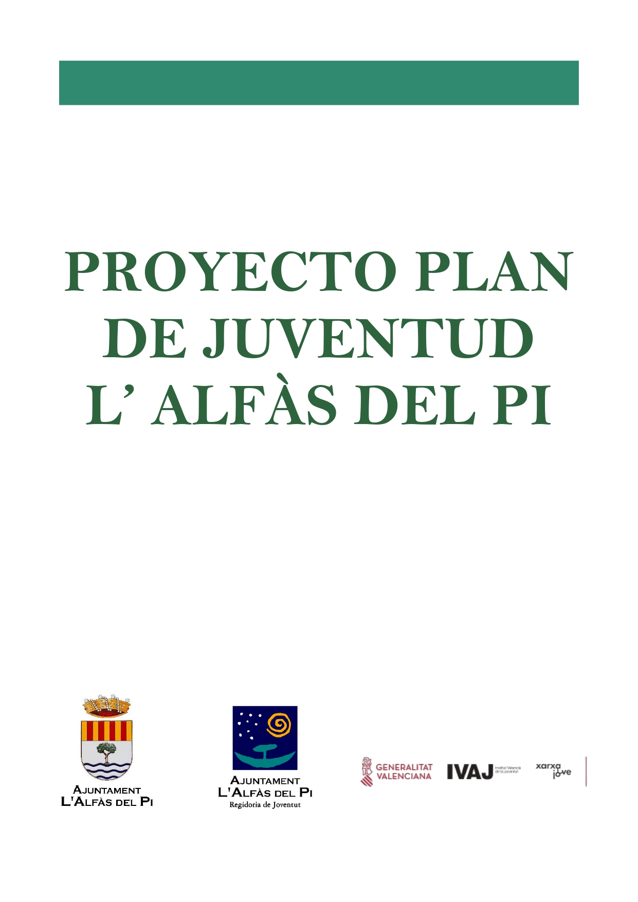 Proyecto Plan de Juventud L' Alfàs del Pi