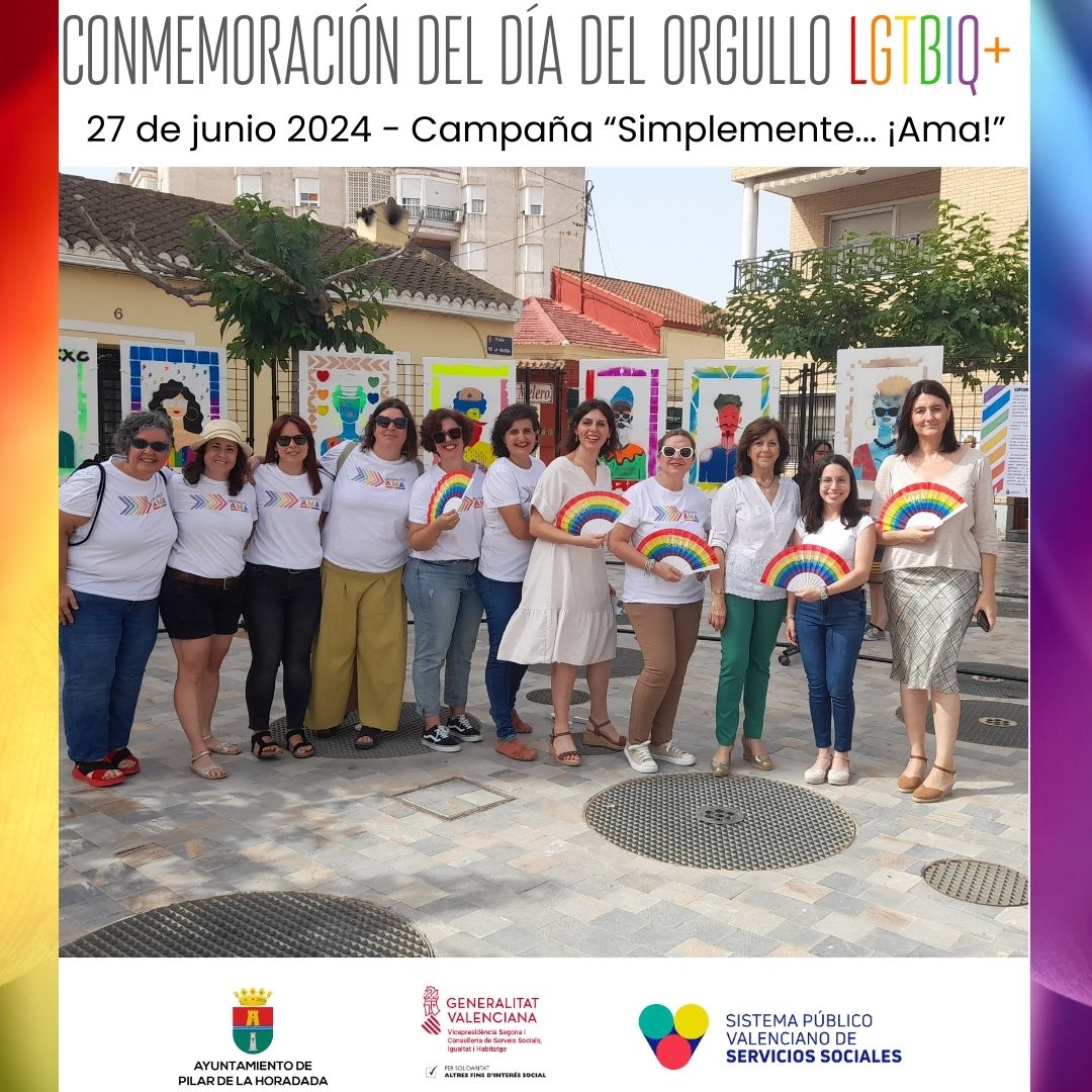 Campaña LGTBI "Simplemente ama"  (Pilar de la Horadada)