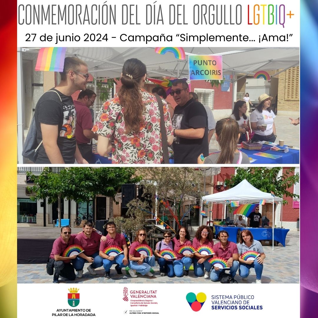 Campaña LGTBI "Simplemente ama"  (Pilar de la Horadada)