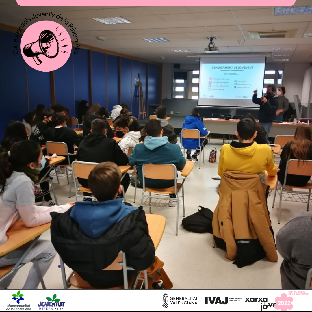 El Departament de Joventut de la Mancomunitat de la Ribera Alta inicia el programa de Corresponsals Juvenils a la comarca.