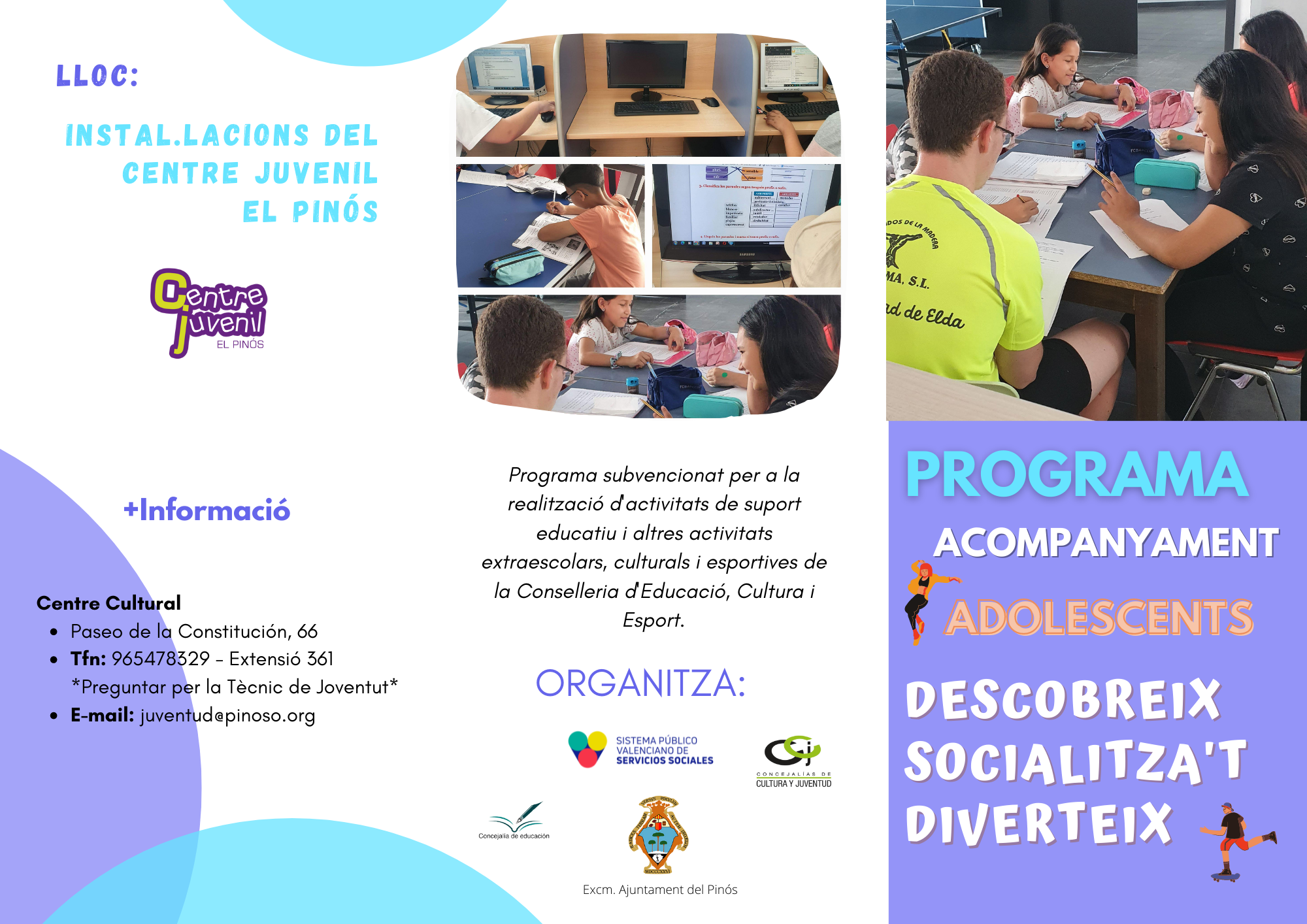 TALLER DE ACOMPAÑAMIENTO DE ADOLESCENTES. PINOSO