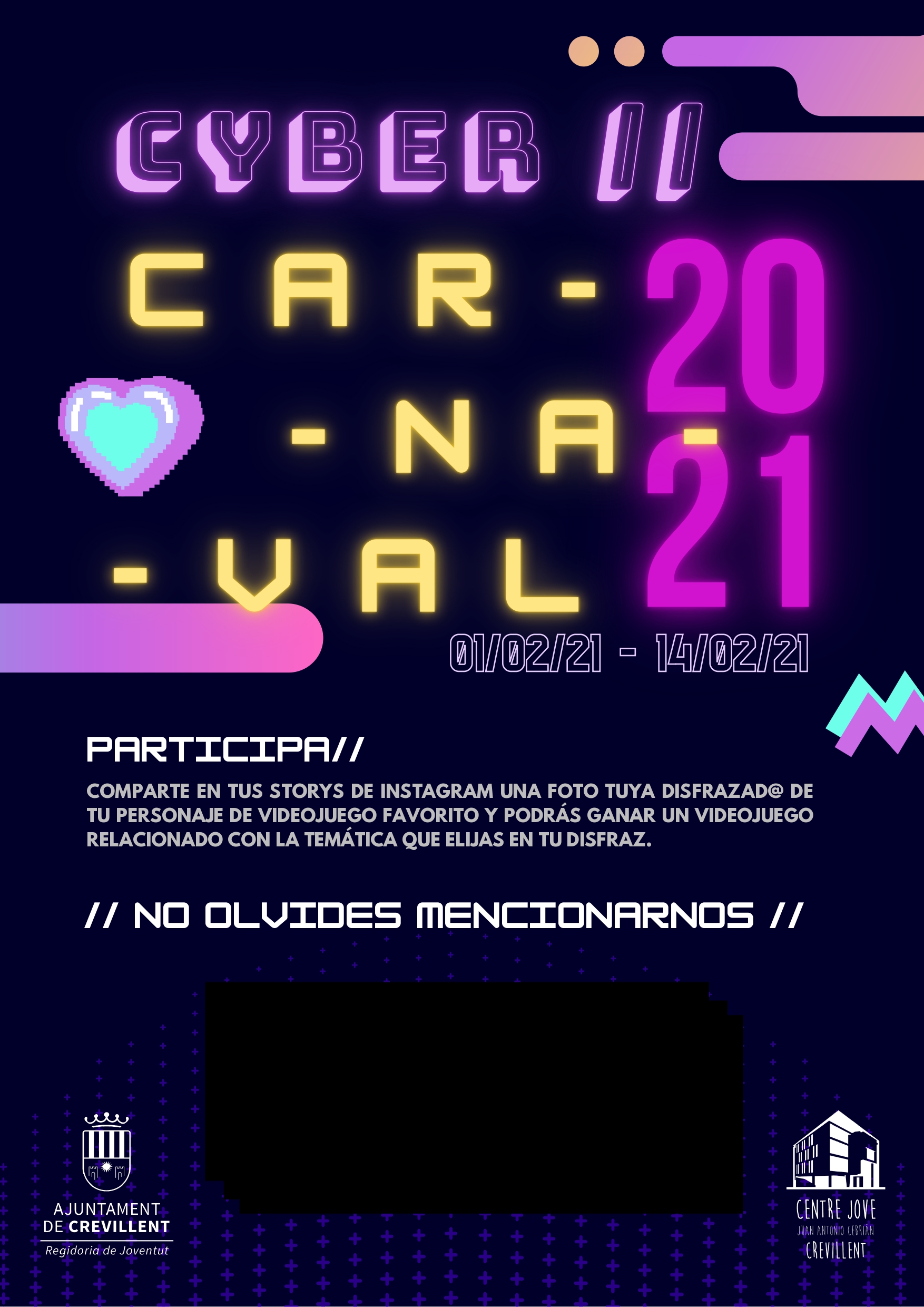 CONCURSO DE DISFRACES VIRTUAL CARNAVAL 2021. Crevillente