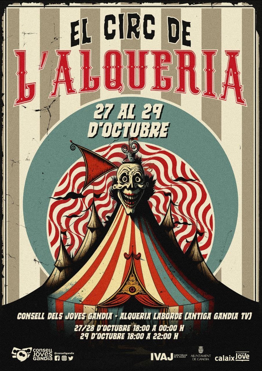 HALLOWEEN CIRC DE L'ALQUERIA GANDIA 27-29 OCTUBRE