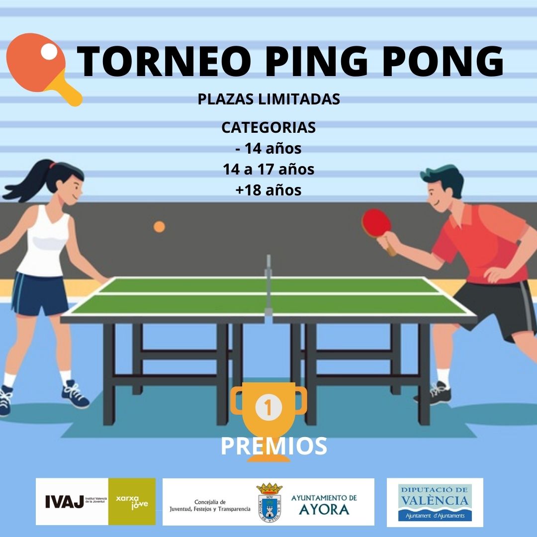 Torneo Ping Pong de Ayora Xarxa Jove
