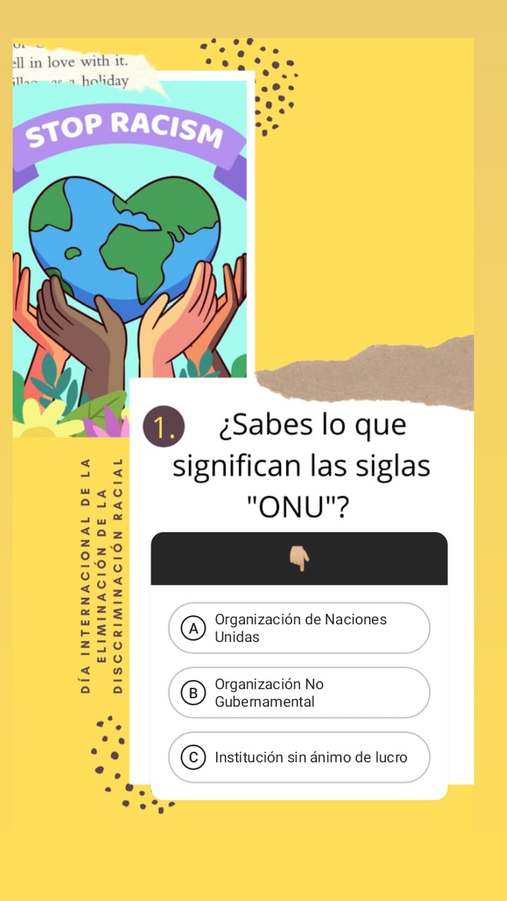 CAMPAÑA 21MARZO DIA INTERNACIONAL DE LA DISCRIMINACION RACIAL.UTIEL