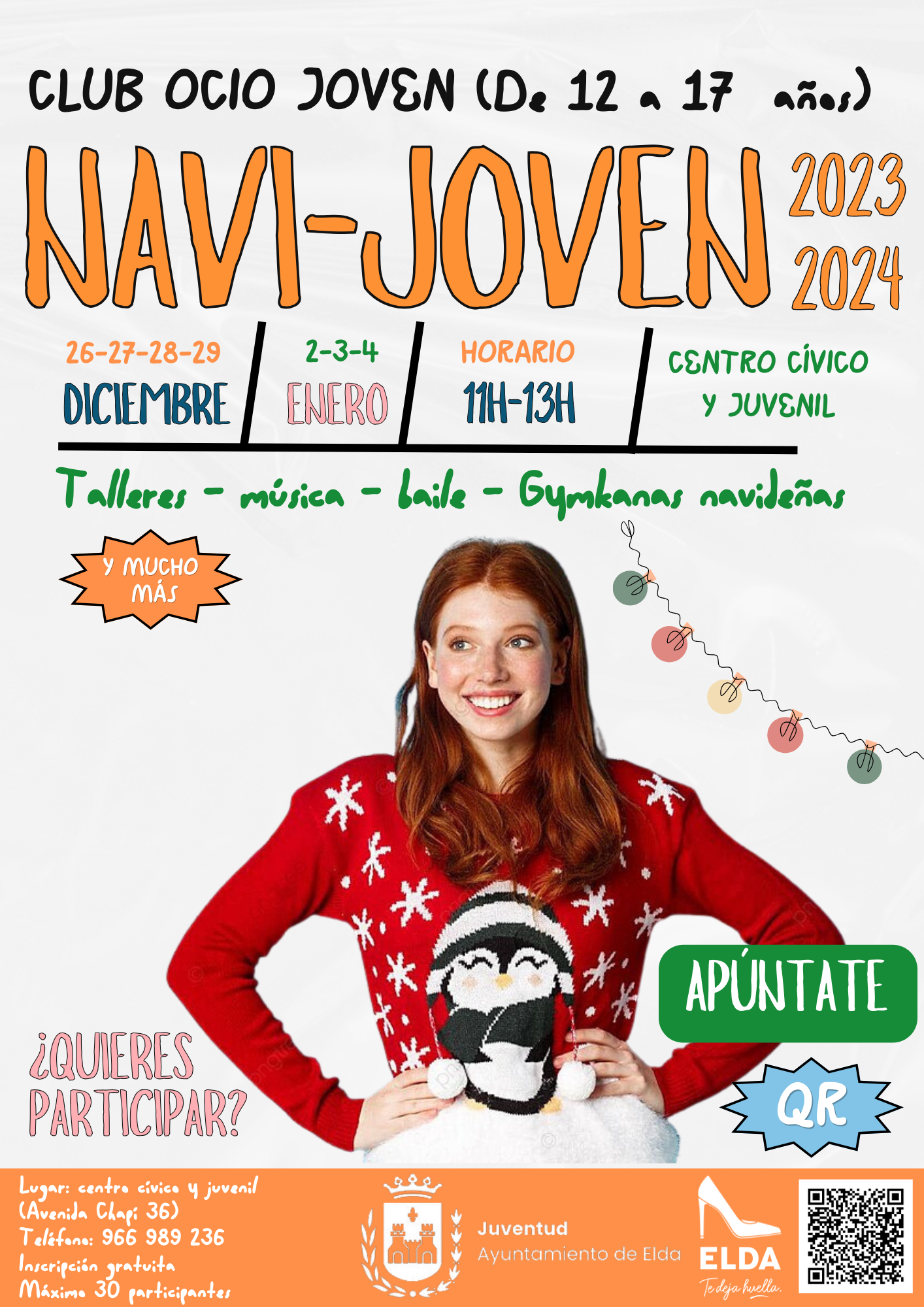 PROGRAMACIÓN JUVENTUD ELDA NAVIDAD 2023