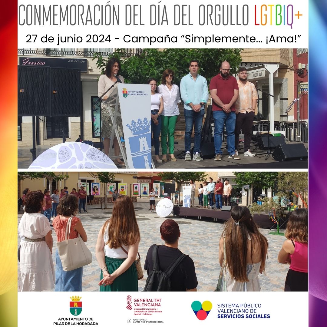 Campaña LGTBI "Simplemente ama"  (Pilar de la Horadada)