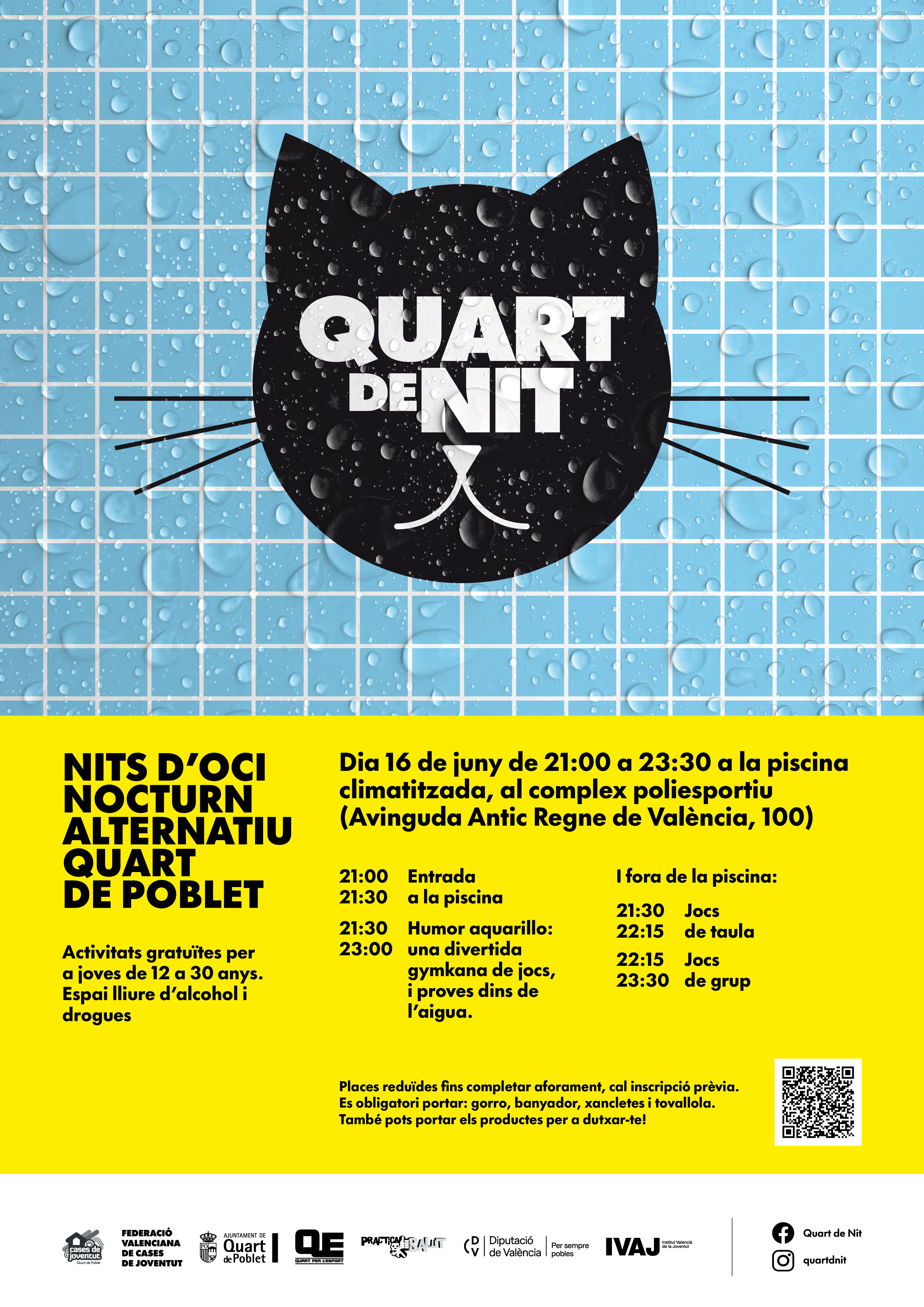 Edició especial de Quart de Nit amb Humor Aquarillo, divendres 16 de juny a Quart de Poblet.