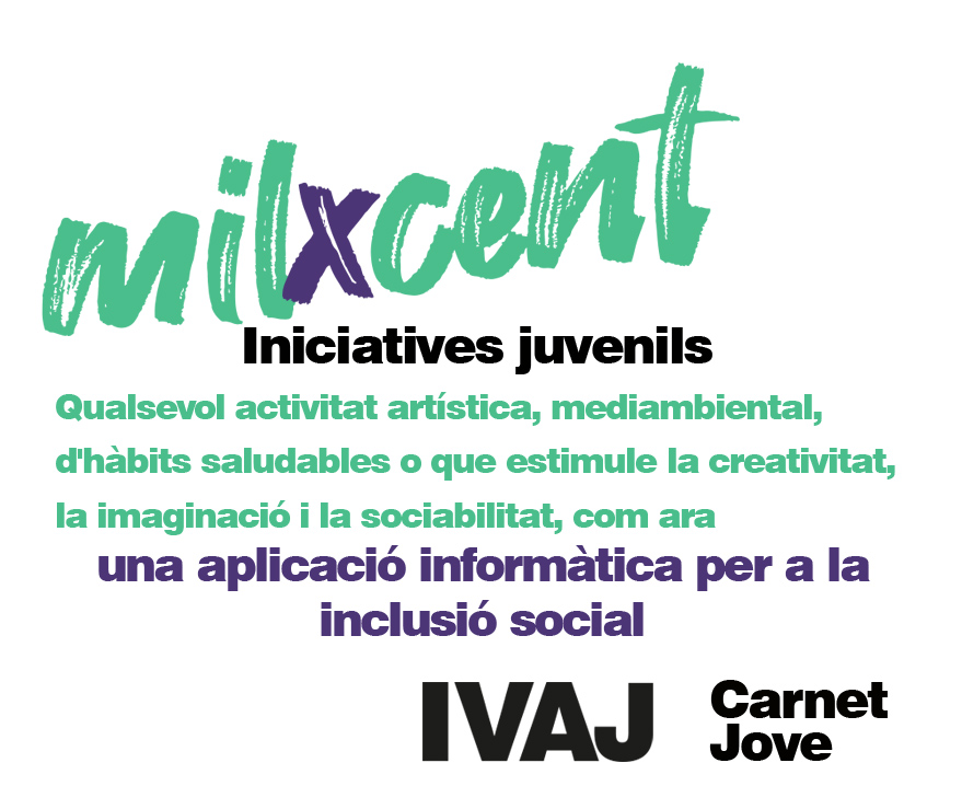 L'IVAJ t'anima a emportar-te 1.000 € als Premis 'Mil X Cent 2019', abans del 15 de novembre