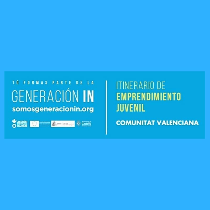 CONCURS AUTONÒMIC ONLINE: "Emprende, Innova, Comparte" #GeneraciónIN - Participació en l’Itinerari d’Emprenedoria Juvenil per part del Departament de Joventut de la Mancomunitat de la Ribera Alta.