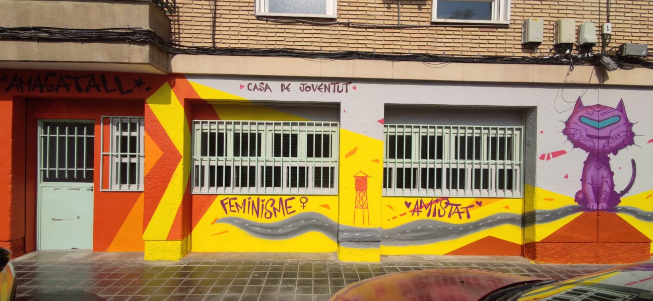 Casa Nostra, nuevas fachadas participadas de los espacios de infancia, adolescentes y jóvenes de Quart de Poblet.