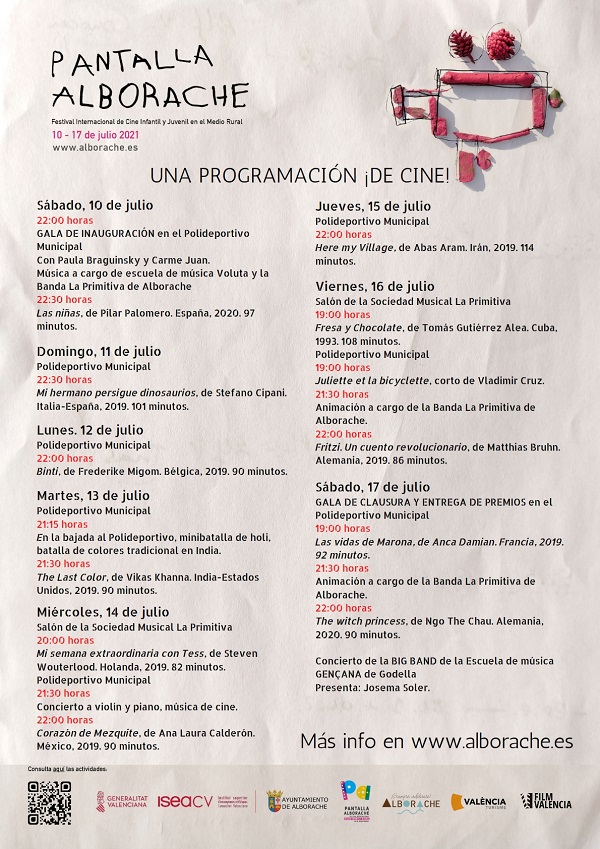 Pantalla Alborache - Festival de cine infantil y juvenil en el medio rural