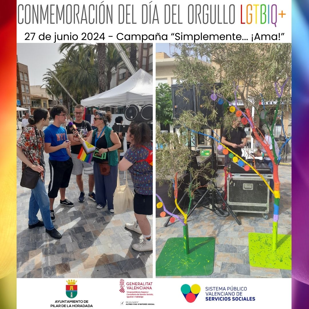 Campaña LGTBI "Simplemente ama"  (Pilar de la Horadada)