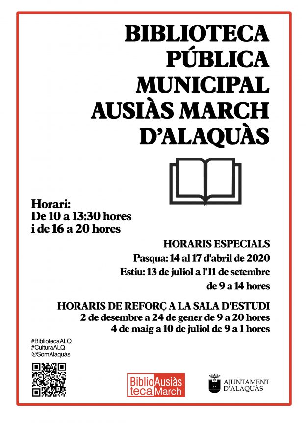 Biblioteca Pública municipal Ausiàs March. Alaquàs